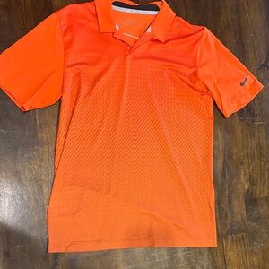 Nike Men's Bright Orange Polo Shirt